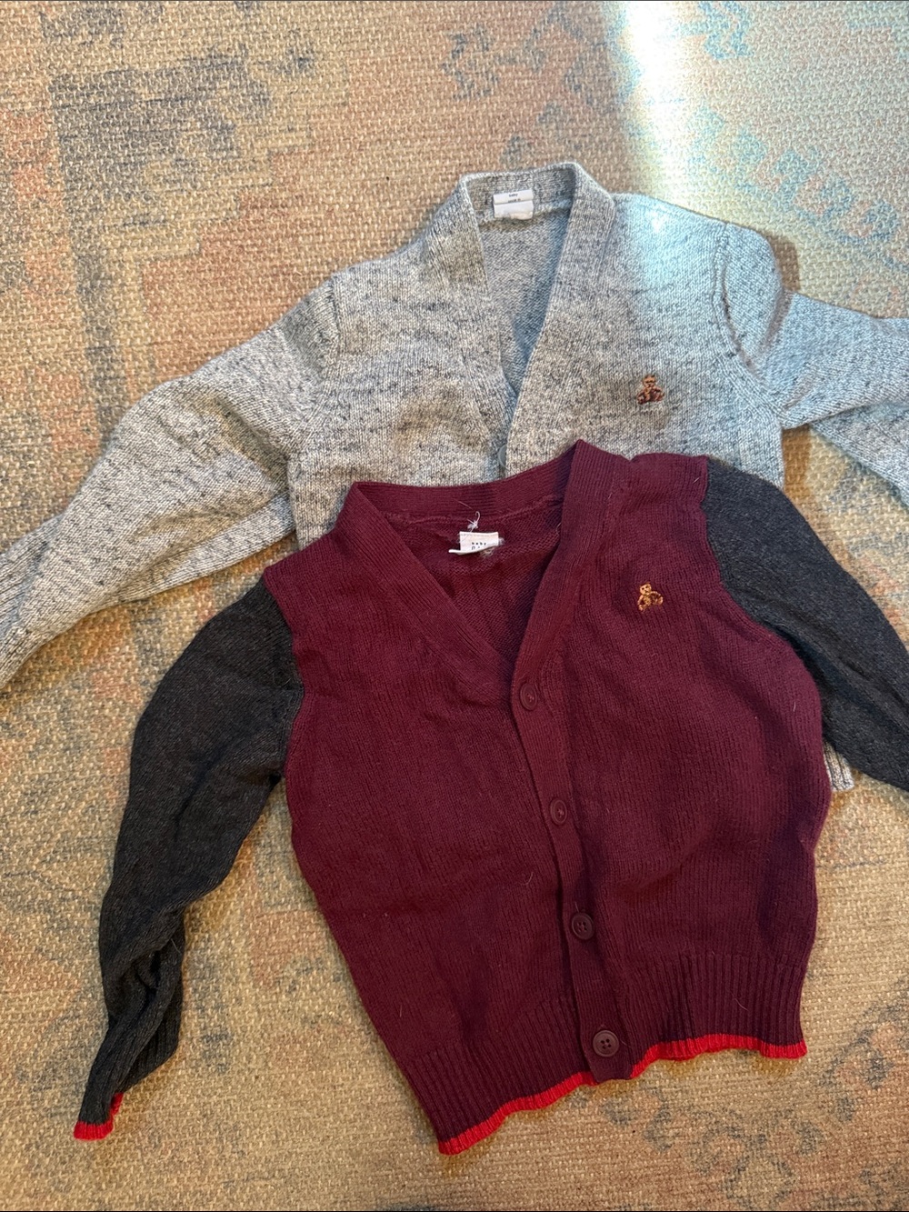 Baby Gap  3T  Button Cardigan with Embroidered Logo bundle